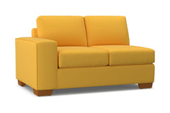 Melrose Left Arm Loveseat :: Leg Finish: Pecan / Configuration: LAF - Chaise on the Left