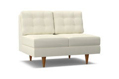 Logan Armless Loveseat :: Leg Finish: Pecan