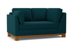 Avalon Left Arm Corner Loveseat :: Leg Finish: Pecan / Configuration: LAF - Chaise on the Left