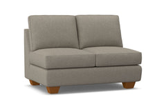 Catalina Armless Loveseat :: Leg Finish: Pecan