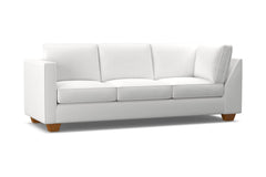 Catalina Left Arm Corner Sofa :: Leg Finish: Pecan / Configuration: LAF - Chaise on the Left