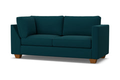 Catalina Right Arm Corner Apt Size Sofa :: Leg Finish: Pecan / Configuration: RAF - Chaise on the Right