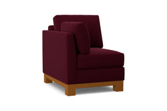 Avalon Left Arm Chair :: Leg Finish: Pecan / Configuration: LAF - Chaise on the Left