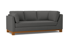 Avalon Left Arm Corner Sofa :: Leg Finish: Pecan / Configuration: LAF - Chaise on the Left