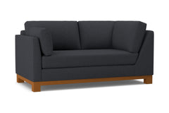 Avalon Left Arm Corner Apt Size Sofa :: Leg Finish: Pecan / Configuration: LAF - Chaise on the Left