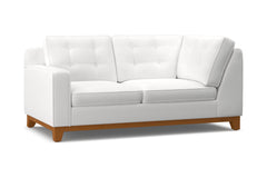 Brentwood Left Arm Corner Loveseat :: Leg Finish: Pecan / Configuration: LAF - Chaise on the Left