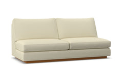 Harper Armless Sofa :: Leg Finish: Pecan