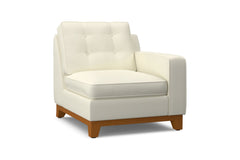 Brentwood Right Arm Chair :: Leg Finish: Pecan / Configuration: RAF - Chaise on the Right