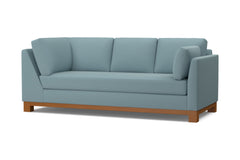 Avalon Right Arm Corner Sofa :: Leg Finish: Pecan / Configuration: RAF - Chaise on the Right