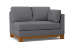 Avalon Right Arm Loveseat :: Leg Finish: Pecan / Configuration: RAF - Chaise on the Right