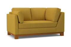 Avalon Left Arm Corner Loveseat :: Leg Finish: Pecan / Configuration: LAF - Chaise on the Left