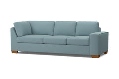 Melrose Right Arm Corner Sofa :: Leg Finish: Pecan / Configuration: RAF - Chaise on the Right