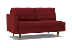 Logan Left Arm Apartment Size Sofa :: Leg Finish: Pecan / Configuration: LAF - Chaise on the Left