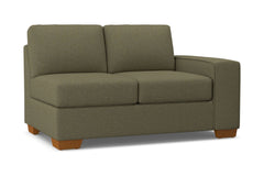 Melrose Right Arm Loveseat :: Leg Finish: Pecan / Configuration: RAF - Chaise on the Right