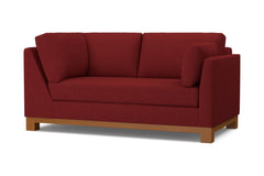 Avalon Right Arm Corner Apt Size Sofa :: Leg Finish: Pecan / Configuration: RAF - Chaise on the Right