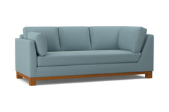 Avalon Left Arm Corner Sofa :: Leg Finish: Pecan / Configuration: LAF - Chaise on the Left