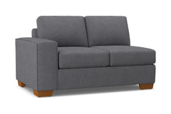 Melrose Left Arm Loveseat :: Leg Finish: Pecan / Configuration: LAF - Chaise on the Left