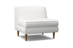 Monroe Armless Chair :: Leg Finish: Pecan