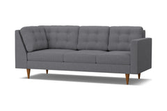 Logan Right Arm Corner Sofa :: Leg Finish: Pecan / Configuration: RAF - Chaise on the Right