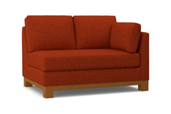 Avalon Right Arm Loveseat :: Leg Finish: Pecan / Configuration: RAF - Chaise on the Right