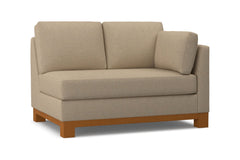 Avalon Right Arm Loveseat :: Leg Finish: Pecan / Configuration: RAF - Chaise on the Right