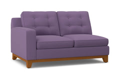 Brentwood Left Arm Loveseat :: Leg Finish: Pecan / Configuration: LAF - Chaise on the Left
