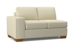 Melrose Left Arm Loveseat :: Leg Finish: Pecan / Configuration: LAF - Chaise on the Left