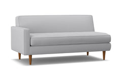 Monroe Left Arm Apartment Size Sofa :: Leg Finish: Pecan / Configuration: LAF - Chaise on the Left