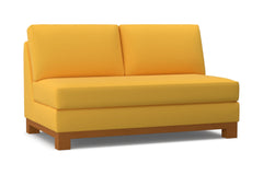 Avalon Armless Loveseat :: Leg Finish: Pecan