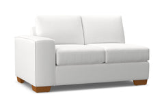 Melrose Left Arm Loveseat :: Leg Finish: Pecan / Configuration: LAF - Chaise on the Left