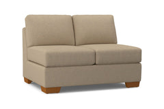 Melrose Armless Loveseat :: Leg Finish: Pecan