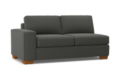 Melrose Left Arm Apartment Size Sofa :: Leg Finish: Pecan / Configuration: LAF - Chaise on the Left