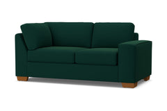 Melrose Right Arm Corner Loveseat :: Leg Finish: Pecan / Configuration: RAF - Chaise on the Right