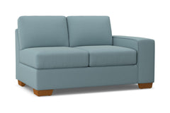 Melrose Right Arm Loveseat :: Leg Finish: Pecan / Configuration: RAF - Chaise on the Right