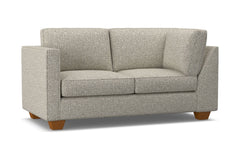 Catalina Left Arm Corner Loveseat :: Leg Finish: Pecan / Configuration: LAF - Chaise on the Left