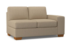 Melrose Right Arm Loveseat :: Leg Finish: Pecan / Configuration: RAF - Chaise on the Right