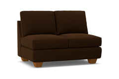 Catalina Armless Loveseat :: Leg Finish: Pecan