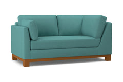 Avalon Left Arm Corner Apt Size Sofa :: Leg Finish: Pecan / Configuration: LAF - Chaise on the Left