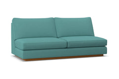 Harper Armless Sofa :: Leg Finish: Pecan