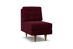 Logan Armless Chair :: Leg Finish: Pecan