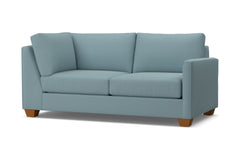 Tuxedo Right Arm Corner Apt Size Sofa :: Leg Finish: Pecan / Configuration: RAF - Chaise on the Right