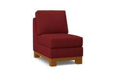 Avalon Armless Chair :: Leg Finish: Pecan