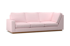 Harper Left Arm Corner Sofa :: Leg Finish: Pecan / Configuration: LAF - Chaise on the Left