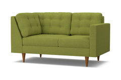 Logan Right Arm Corner Loveseat :: Leg Finish: Pecan / Configuration: RAF - Chaise on the Right