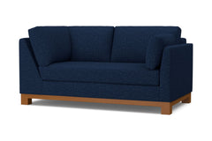 Avalon Right Arm Corner Apt Size Sofa :: Leg Finish: Pecan / Configuration: RAF - Chaise on the Right