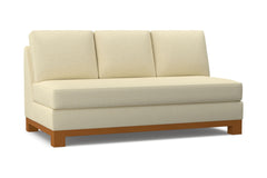 Avalon Armless Sofa :: Leg Finish: Pecan