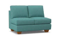 Catalina Armless Loveseat :: Leg Finish: Pecan