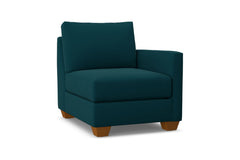 Tuxedo Right Arm Chair :: Leg Finish: Pecan / Configuration: RAF - Chaise on the Right