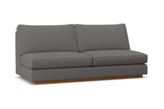 Harper Armless Sofa :: Leg Finish: Pecan