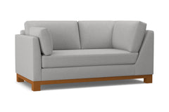 Avalon Left Arm Corner Apt Size Sofa :: Leg Finish: Pecan / Configuration: LAF - Chaise on the Left